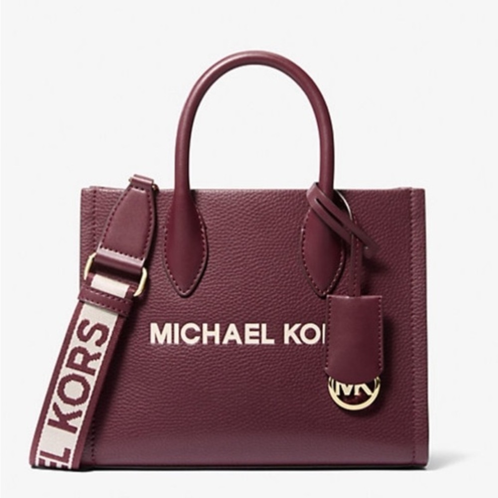 Michael Kors Mirella Small Pebbled Leather Crossbody Bag